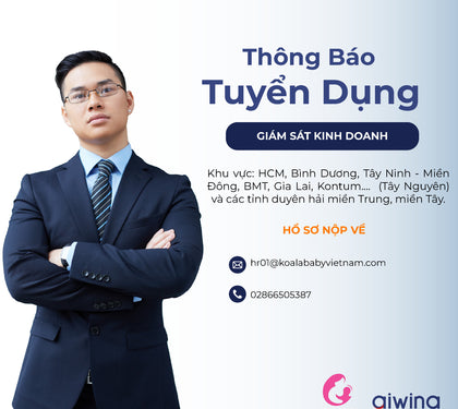 TUYỂN DỤNG GIÁM SÁT KINH DOANH - Aiwina Việt Nam