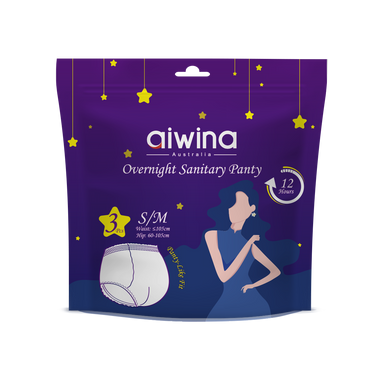 OVERNIGHT SANITARY PANTY AIWINA PREMIUM - S/M