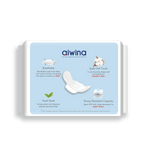 NIGHT SANITARY NAPKIN ULTRA SOFT AIWINA - 290MM