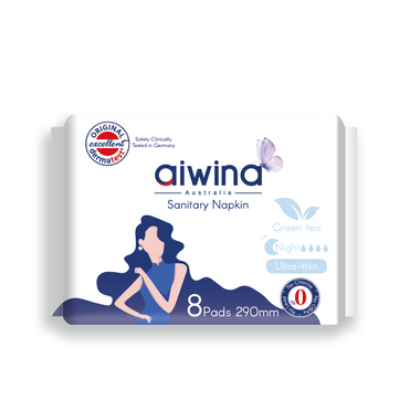 NIGHT SANITARY NAPKIN ULTRA THIN AIWINA - 290MM